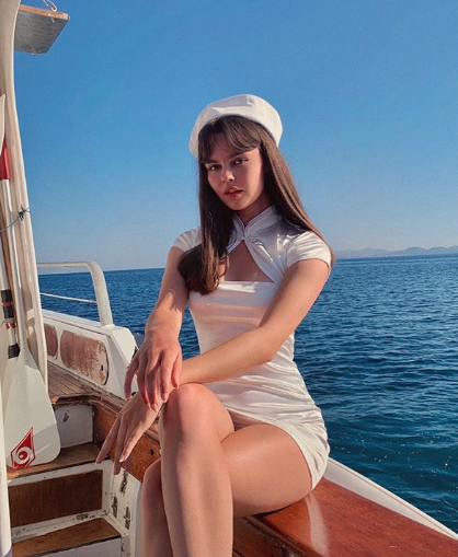 Immagine di Tuli Mini Dress in Spandex Avorio