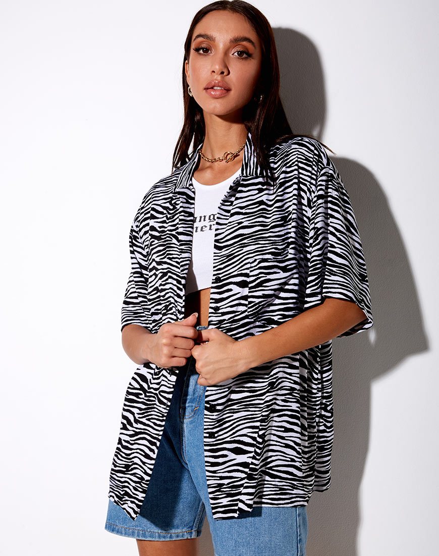 Camicia Taelsa in Zebra classico