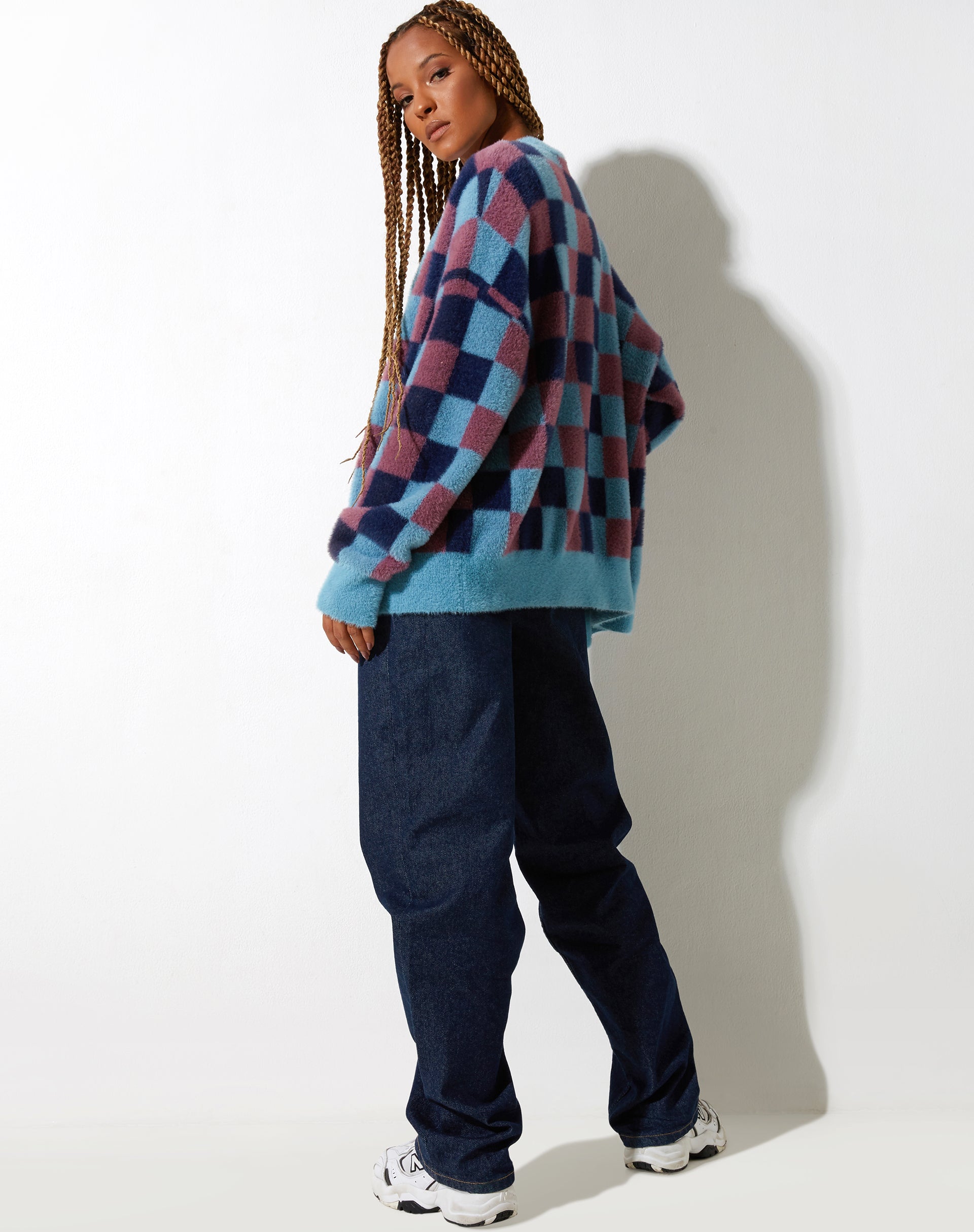 immagine di Talana Cardi in Check Blue Tones