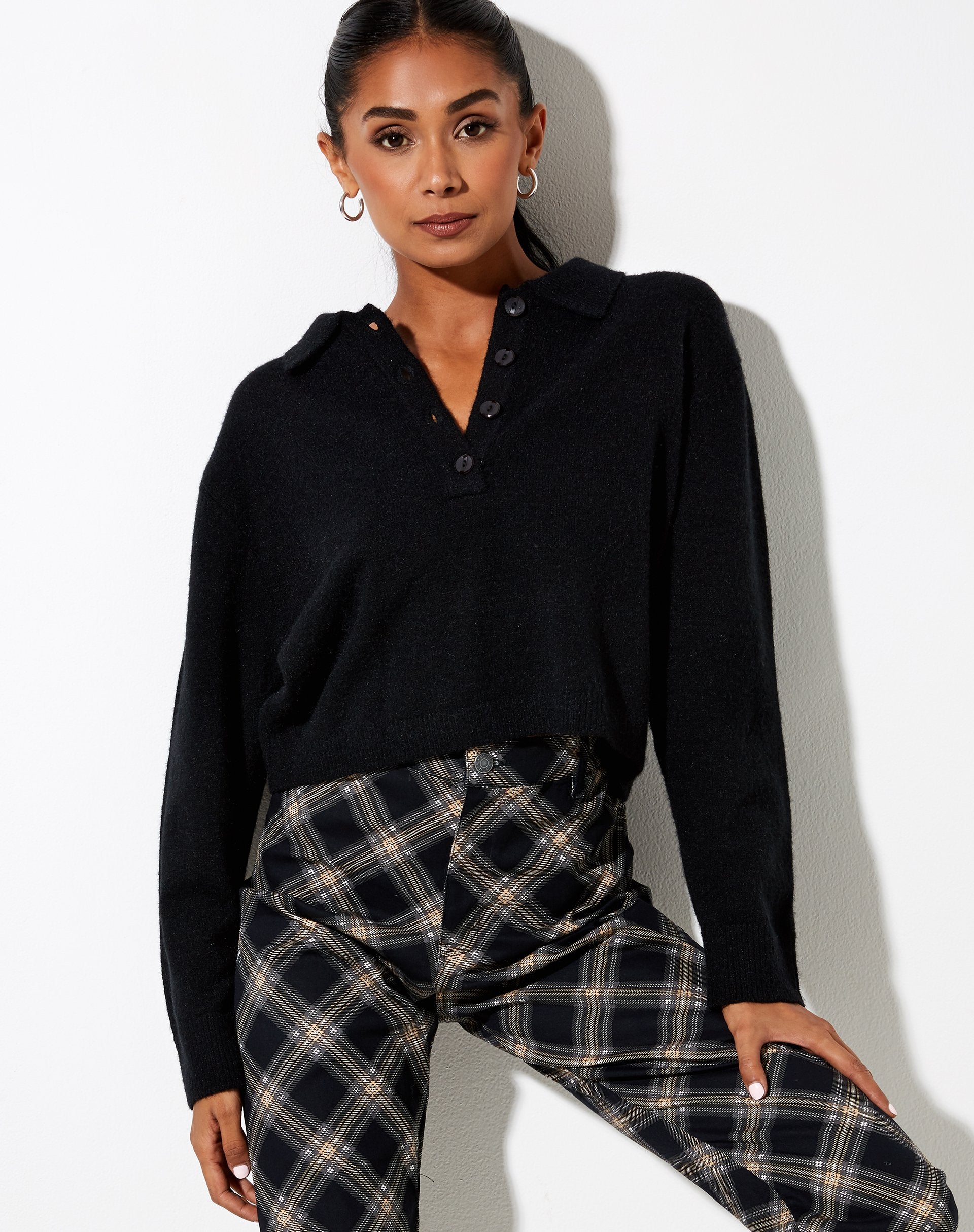 Immagine di Tallis Jumper in maglia nera