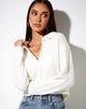 Immagine del maglione Tallis in maglia avorio