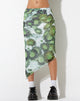 immagine di Tansu Midi Skirt in Xray Blurred Daisy Green