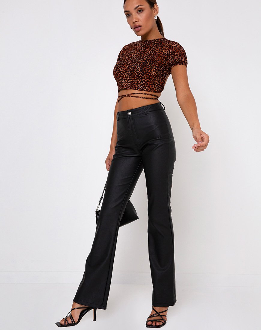 Immagine di Tasya Top in arancione leopardato