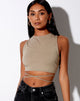 Immagine di Tasve Crop Top in Salvia