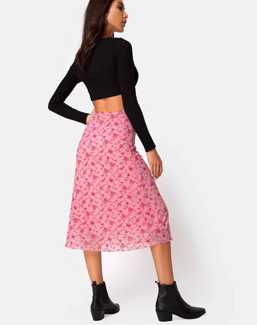 Immagine di Taura Gonna in Love Bloom Pink Flock