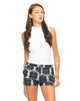 Immagine di Motel Taylor Short in pizzo girasole bianco e nero