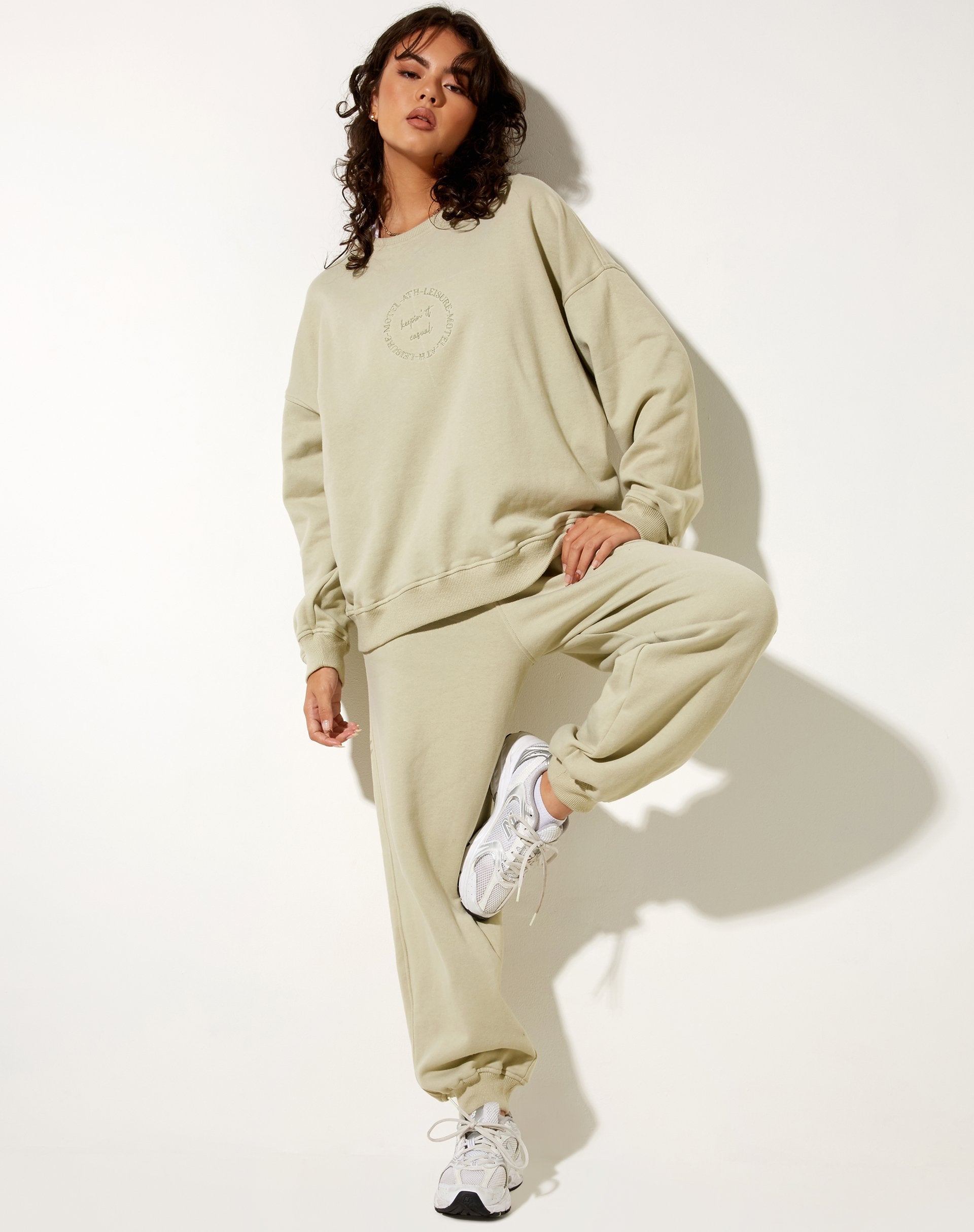 Immagine di Ted Felpa in verde pastello Keepin It Casual