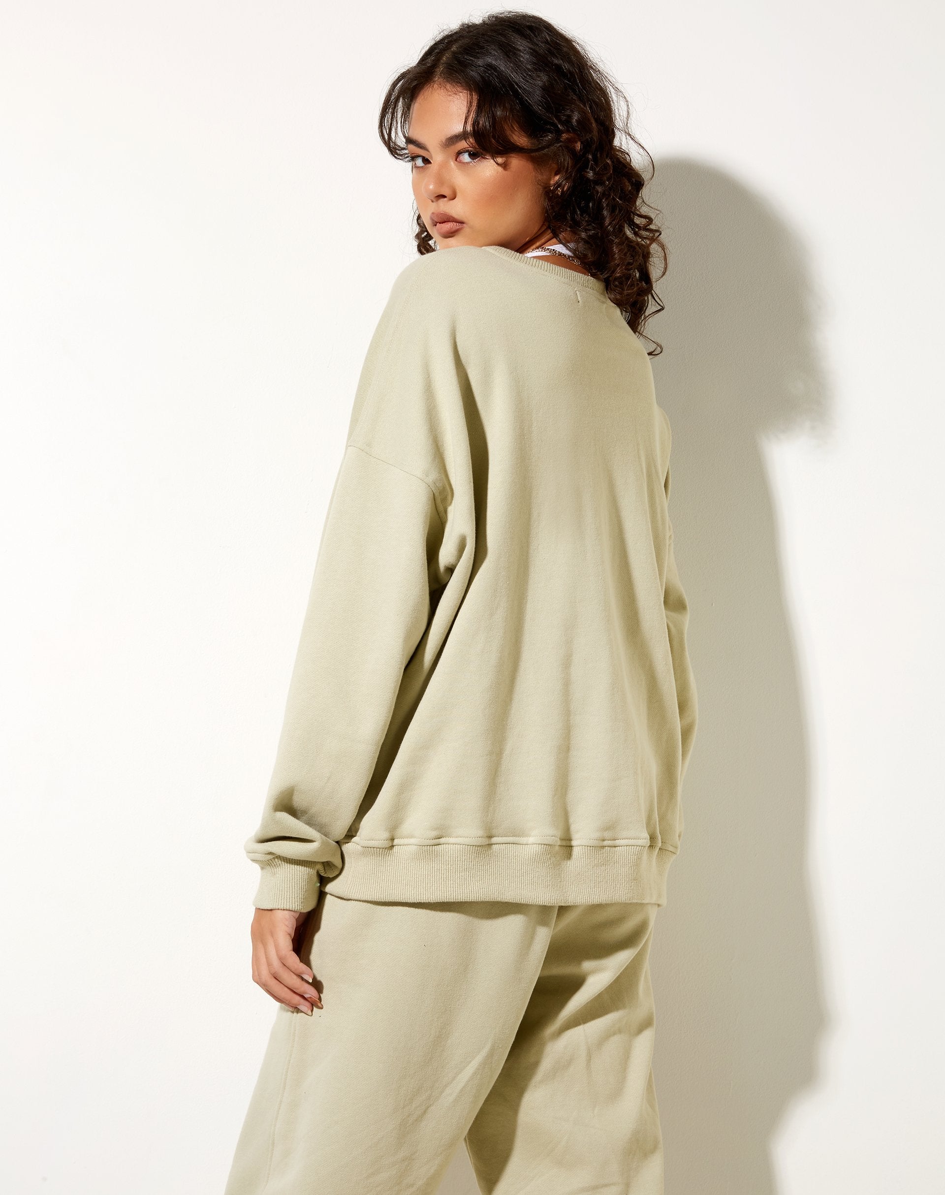 Immagine di Ted Felpa in verde pastello Keepin It Casual