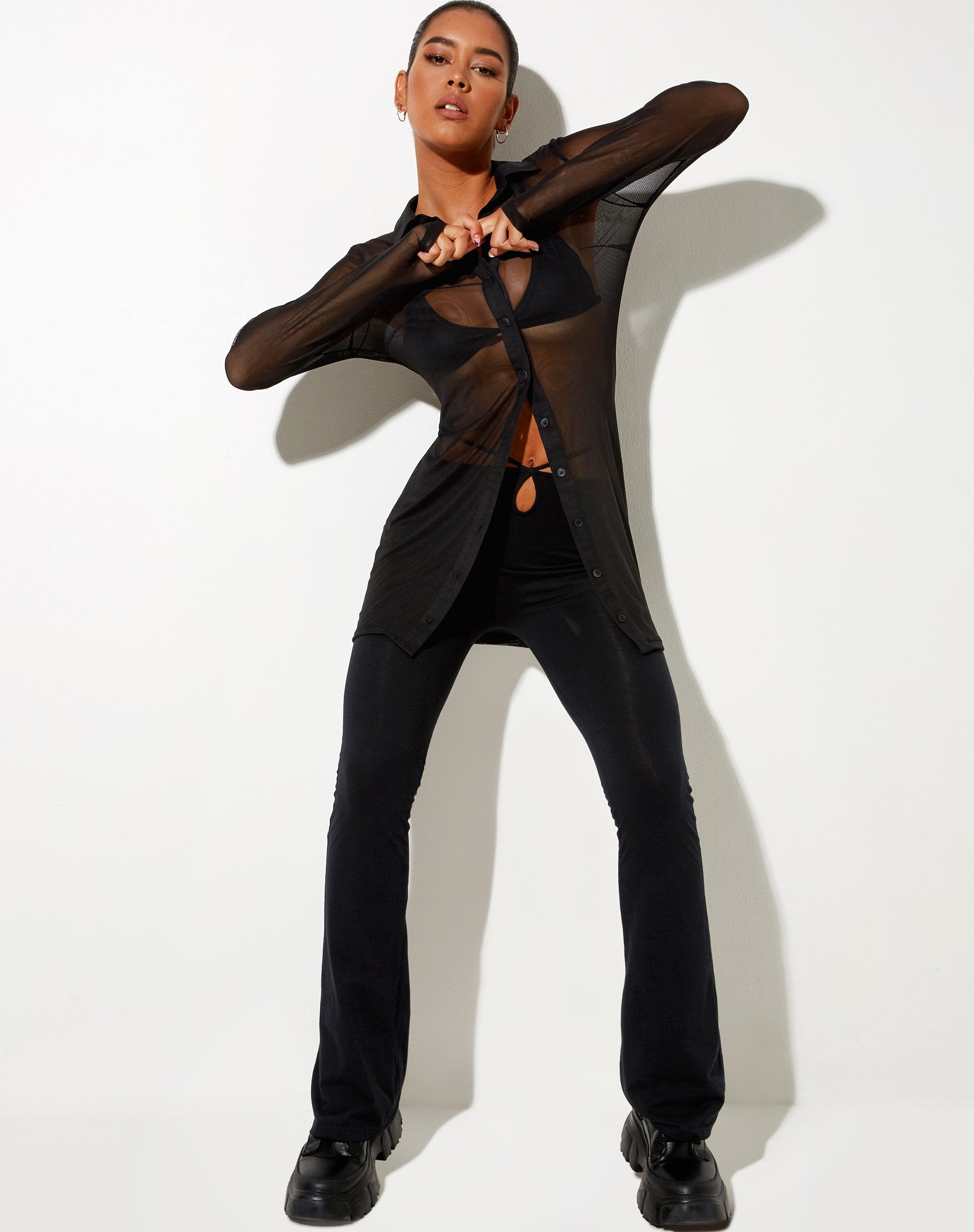Immagine di Tere Shirt in maglia nera