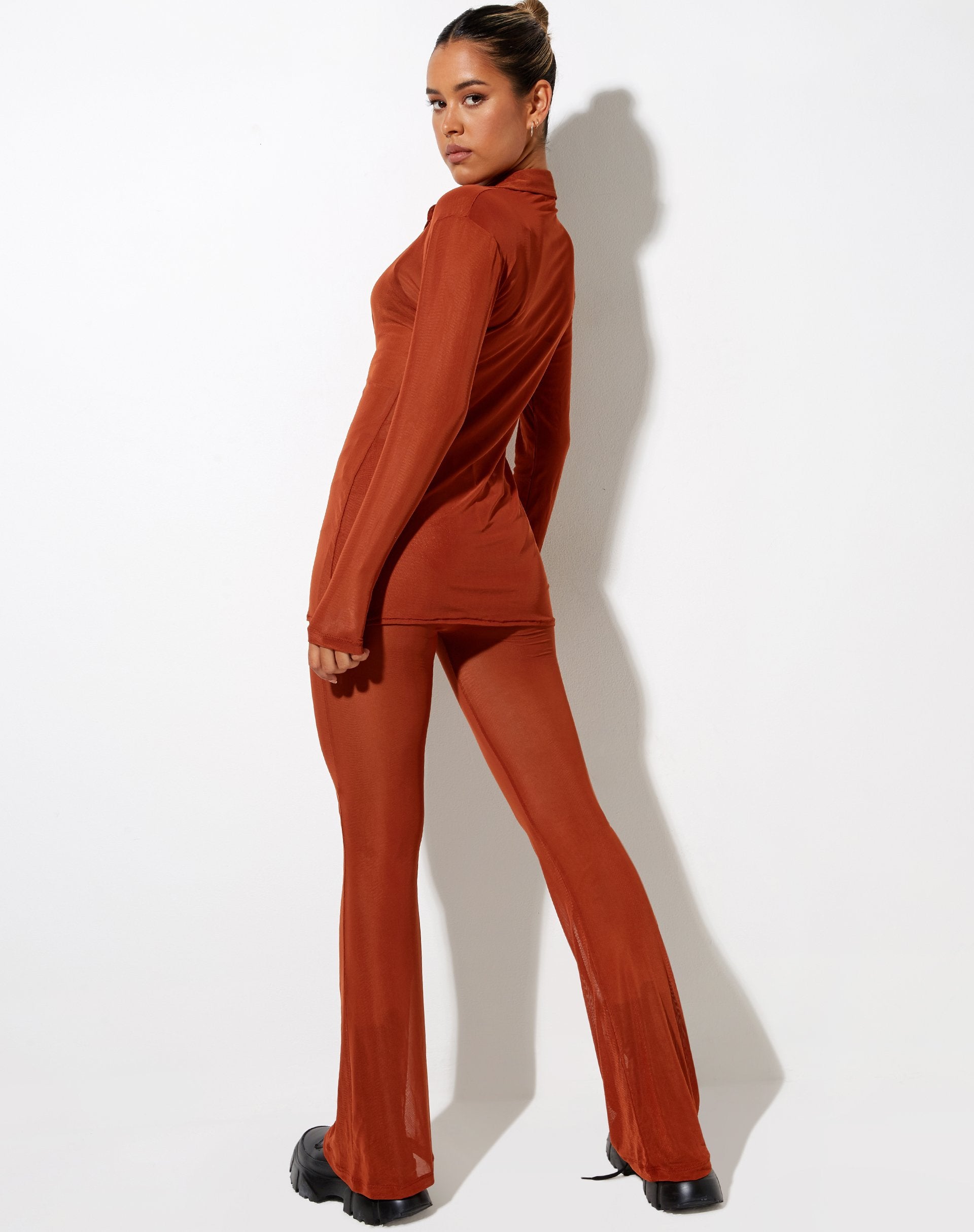 Immagine di Tere Shirt in Mesh Toffee