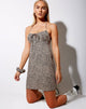 Immagine di Tesla Slip Dress in Mini Croc Tan