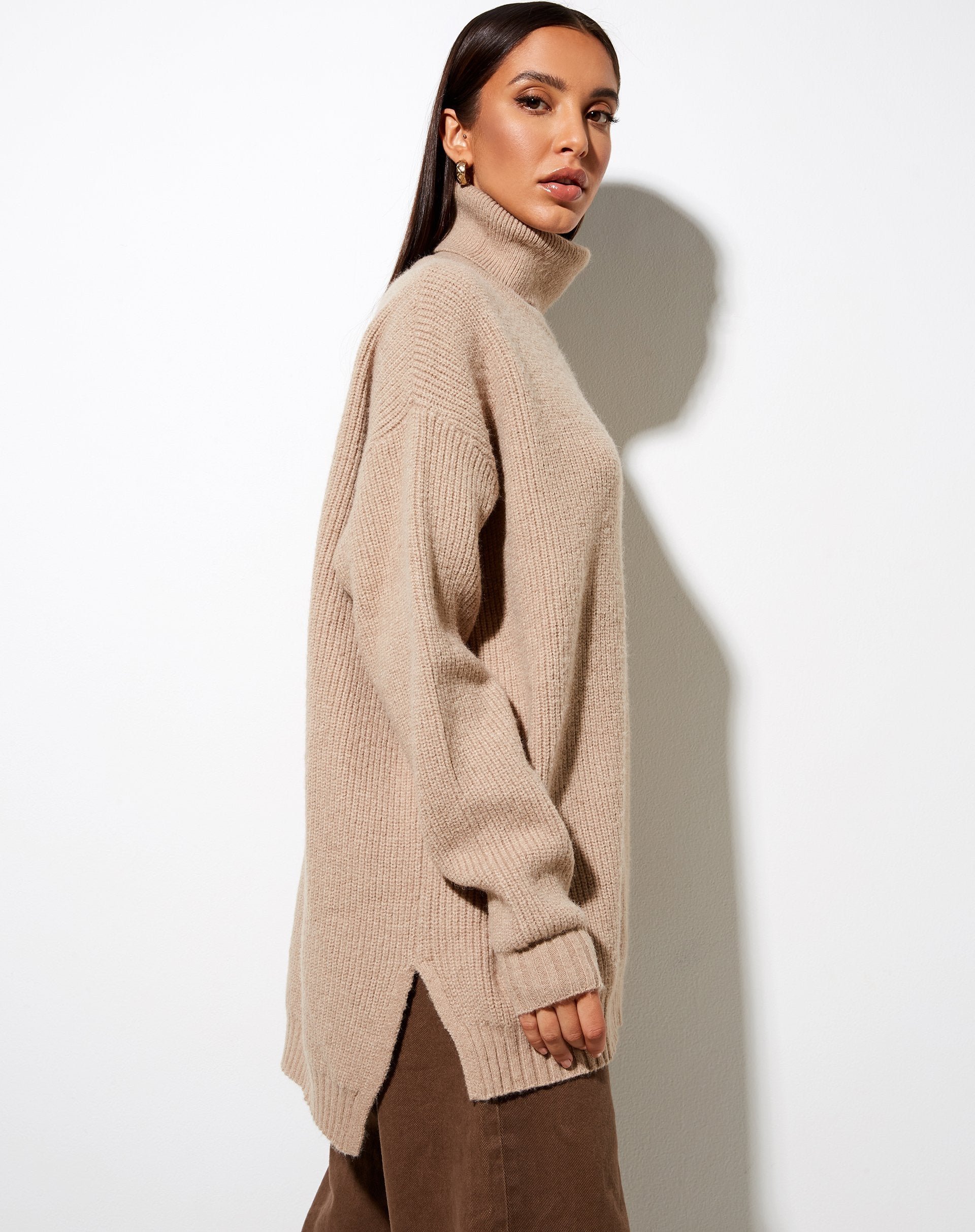 Immagine del maglione Thach in grigio beige