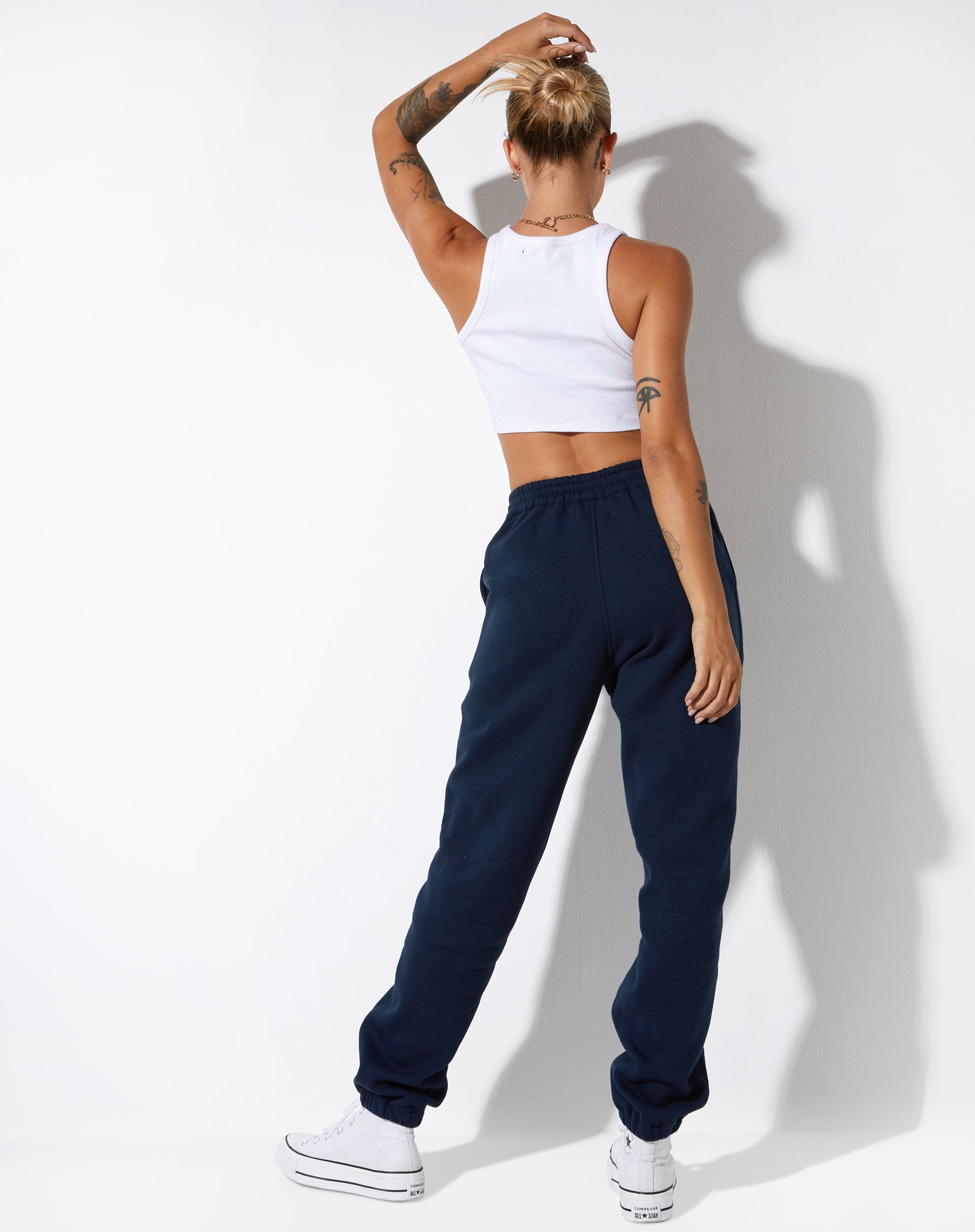 immagine di Basta Jogger in Navy Citrus Stripe Football 1999