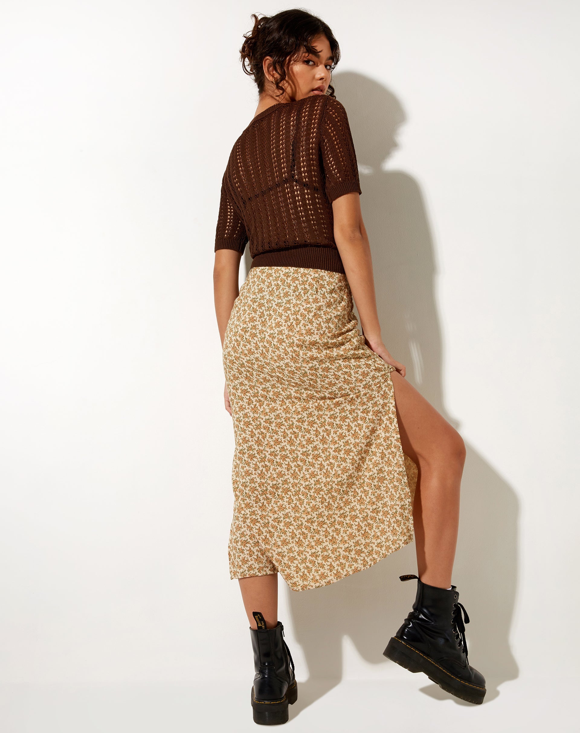 Immagine di Tindra Midi Skirt in Washed Ditsy