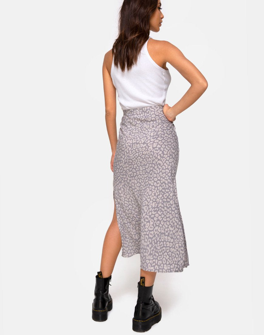 Immagine di Tindra Midi Skirt in Leopard Daze Grey
