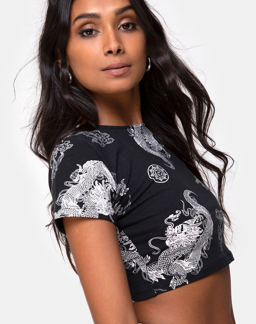 Immagine di Tindy Top in Black Dragon