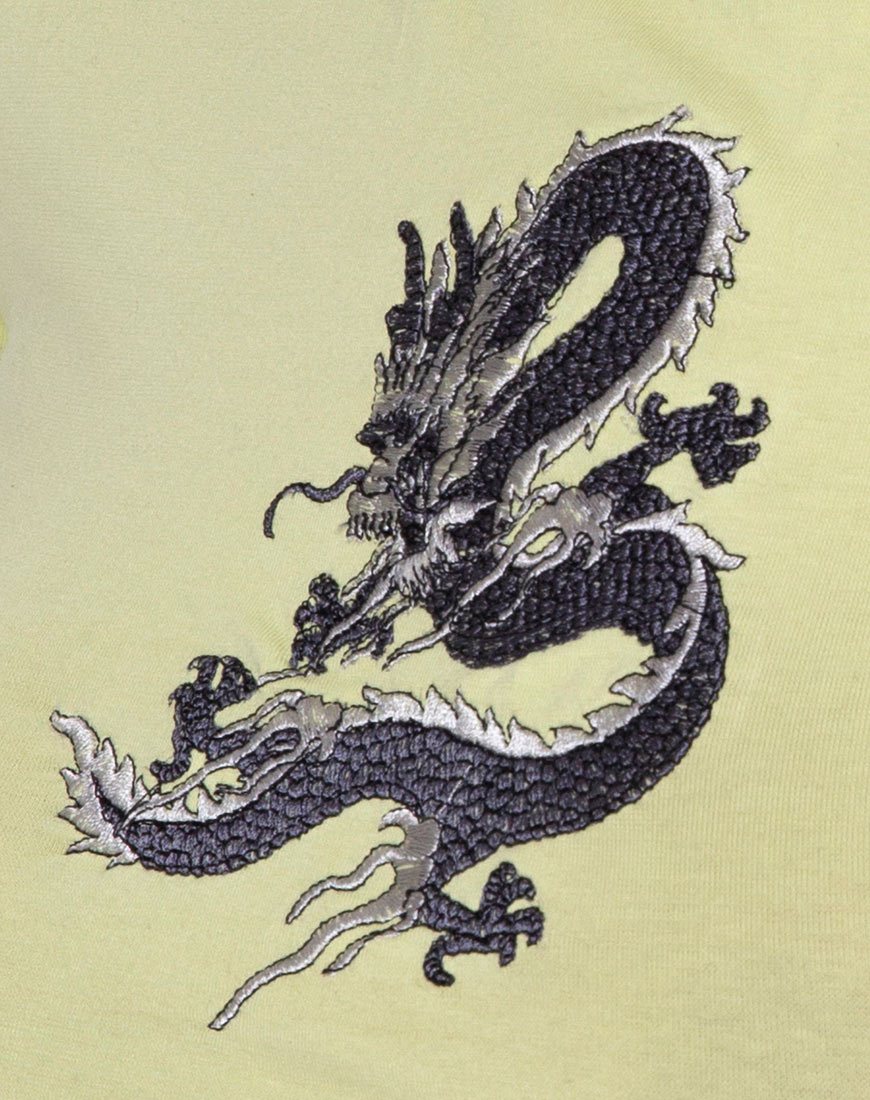 Immagine di Tindy Crop Top in Pistacchio Dragon Embro
