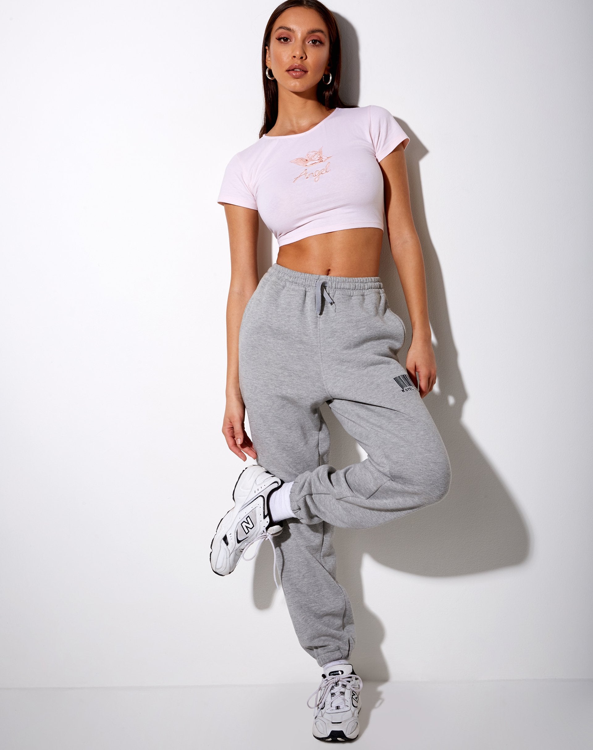 Immagine di Tindy Crop Top in rosa blush Angelo "Angel" Embro