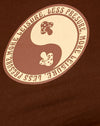 Marrone cacao Yin e Yang