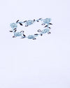 Catena di rose bianche Love Blue Embro