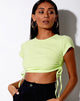 Immagine di Tiner Crop Top in Lime