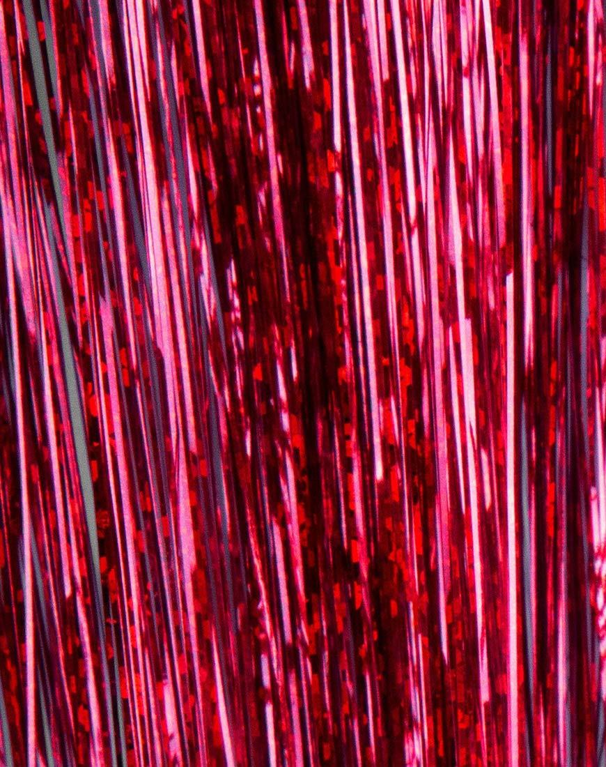 Immagine di Red Tinsel Extension capelli da Shrine