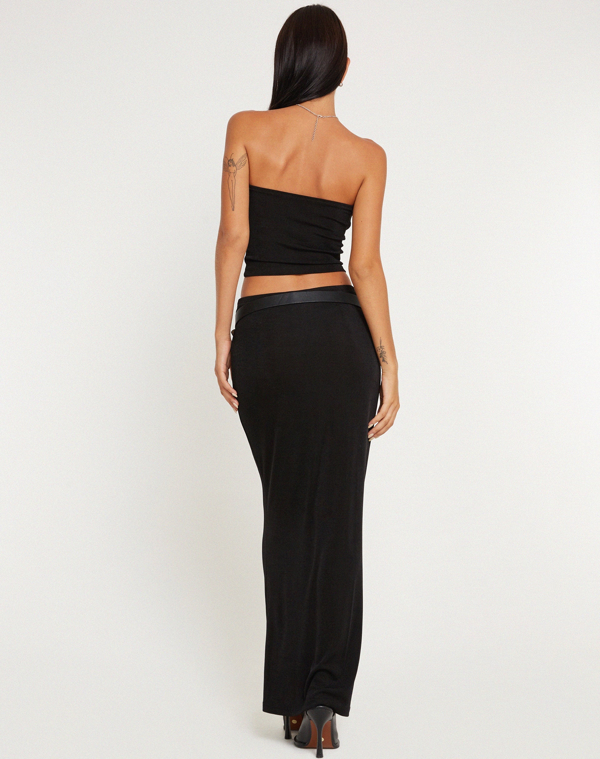 immagine di Tiska Bandeau Top nero