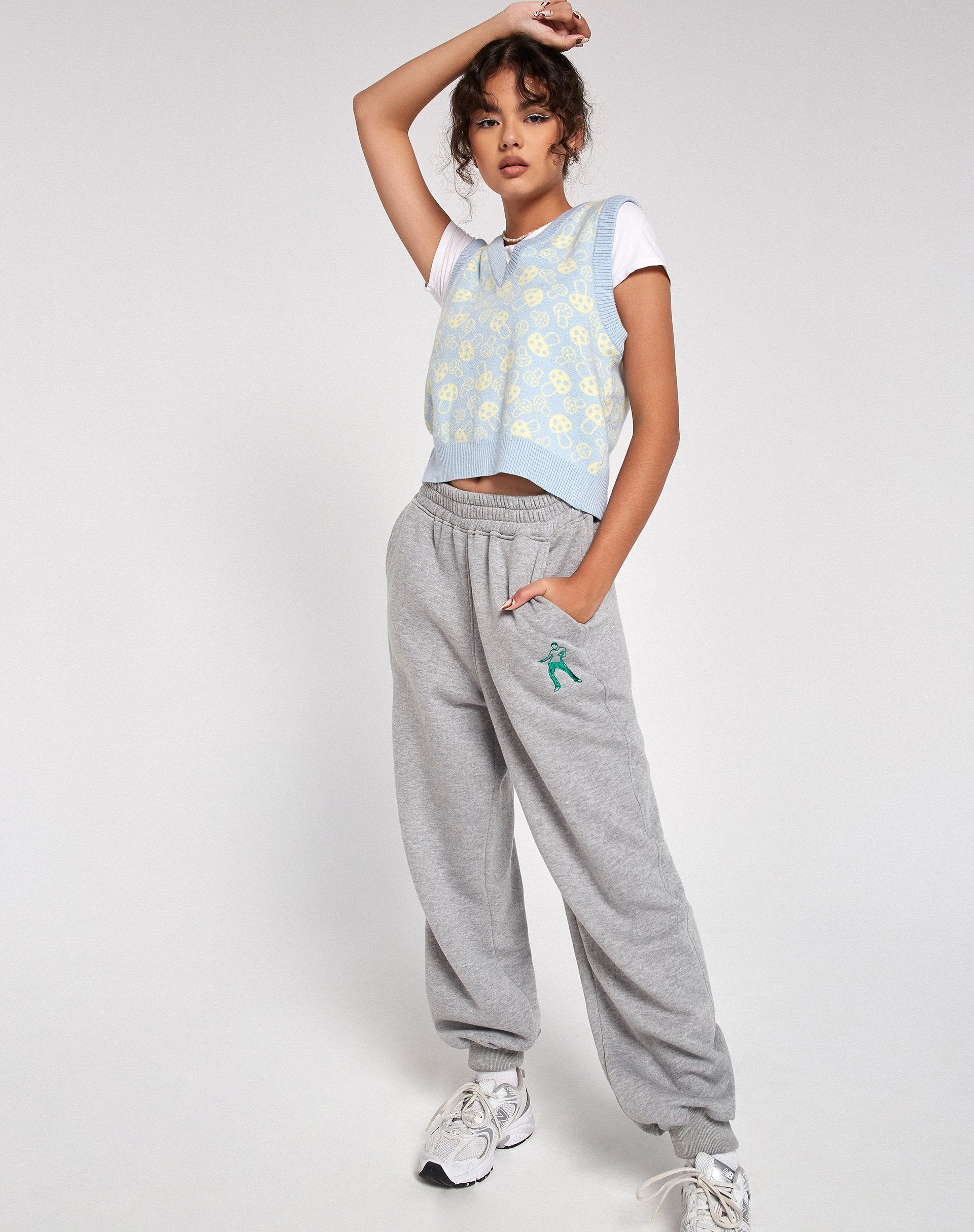 Immagine di Tody Gilet in felpa blu e giallo per bambini