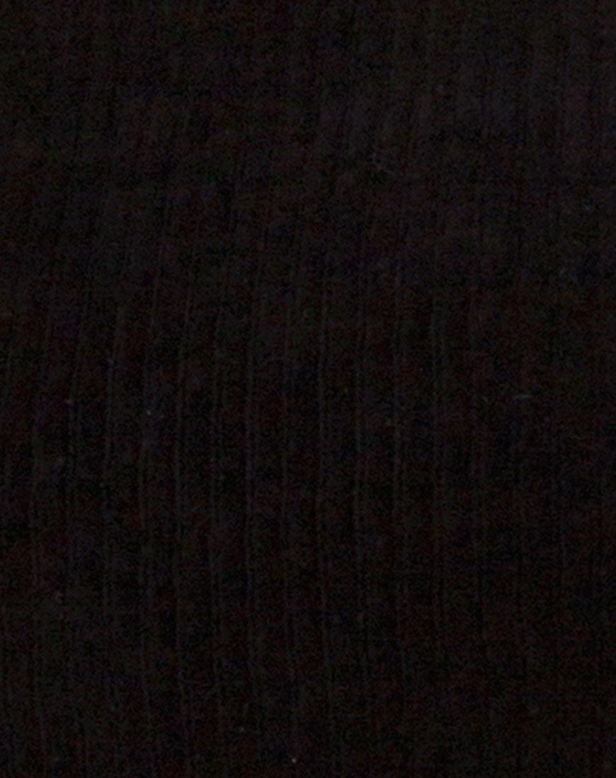 Immagine di Tor Dress in velluto a coste nero