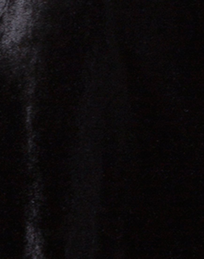 Immagine del vestito Tori in velluto perlato nero