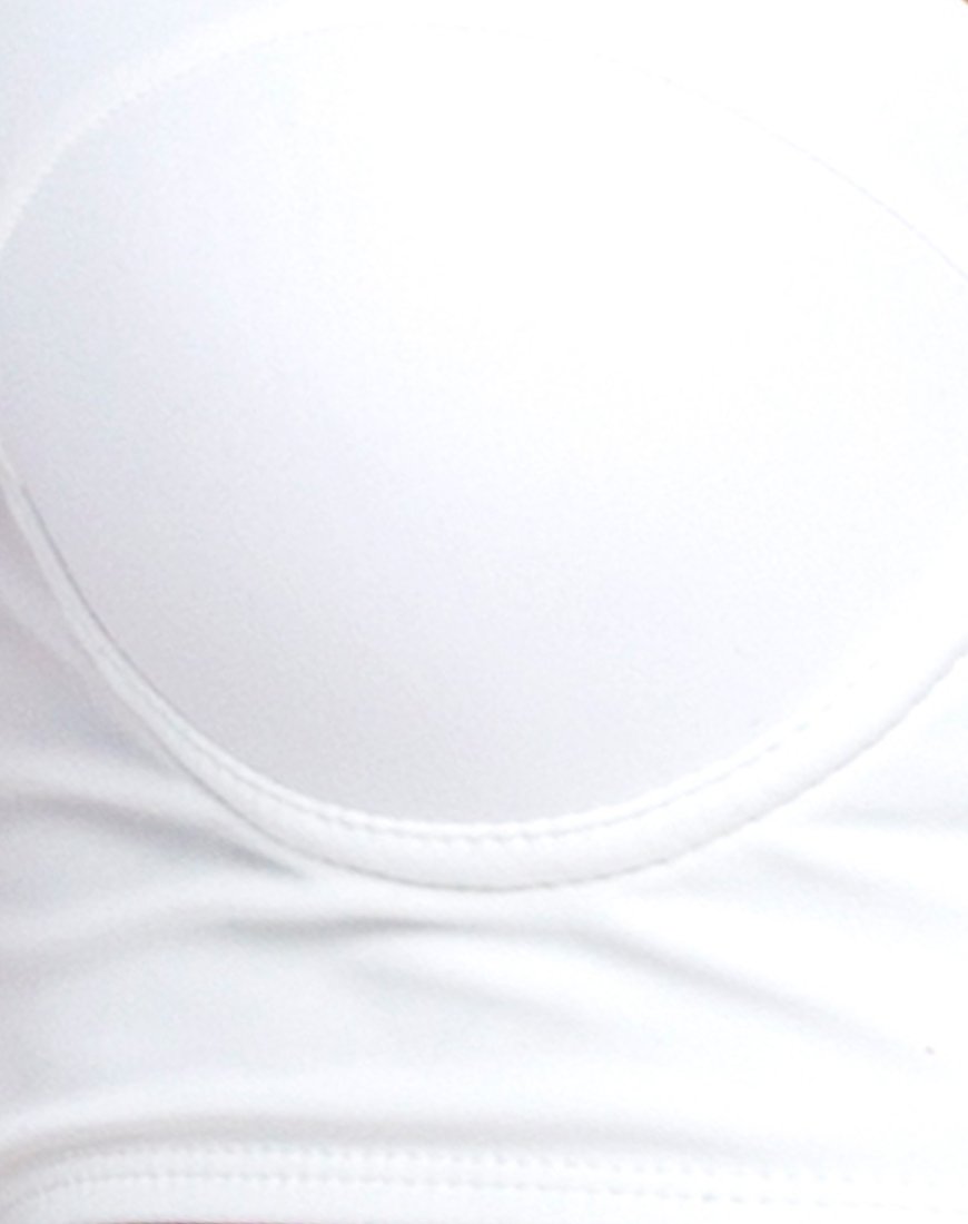 Immagine di Torte Lace Up Bikini Bottoms in Bianco