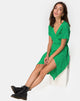 Immagine di Trasti Wrap Dress in Mini Diana Dot Verde