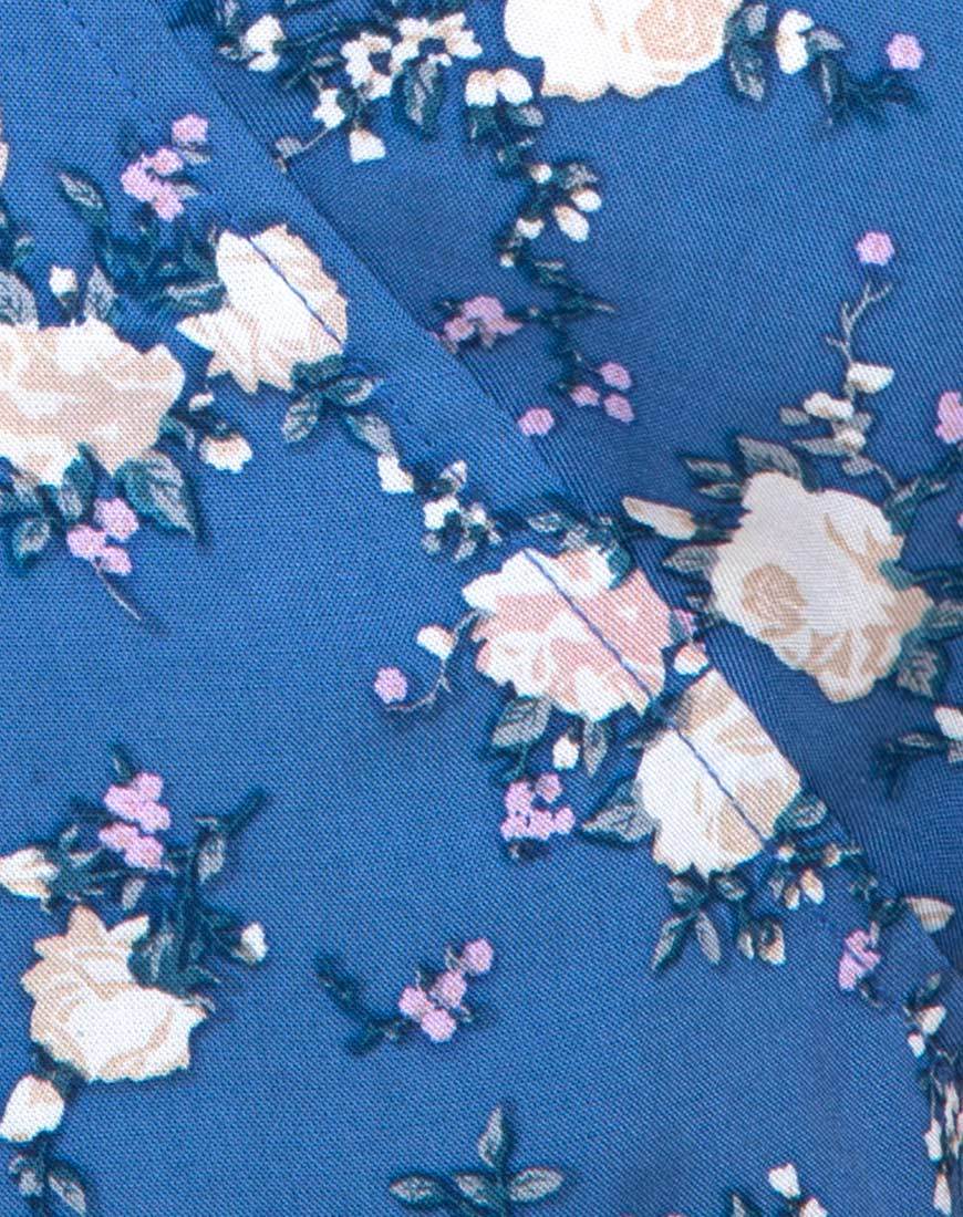 Immagine di Trasti Midi Dress in Soheila Floral Blu