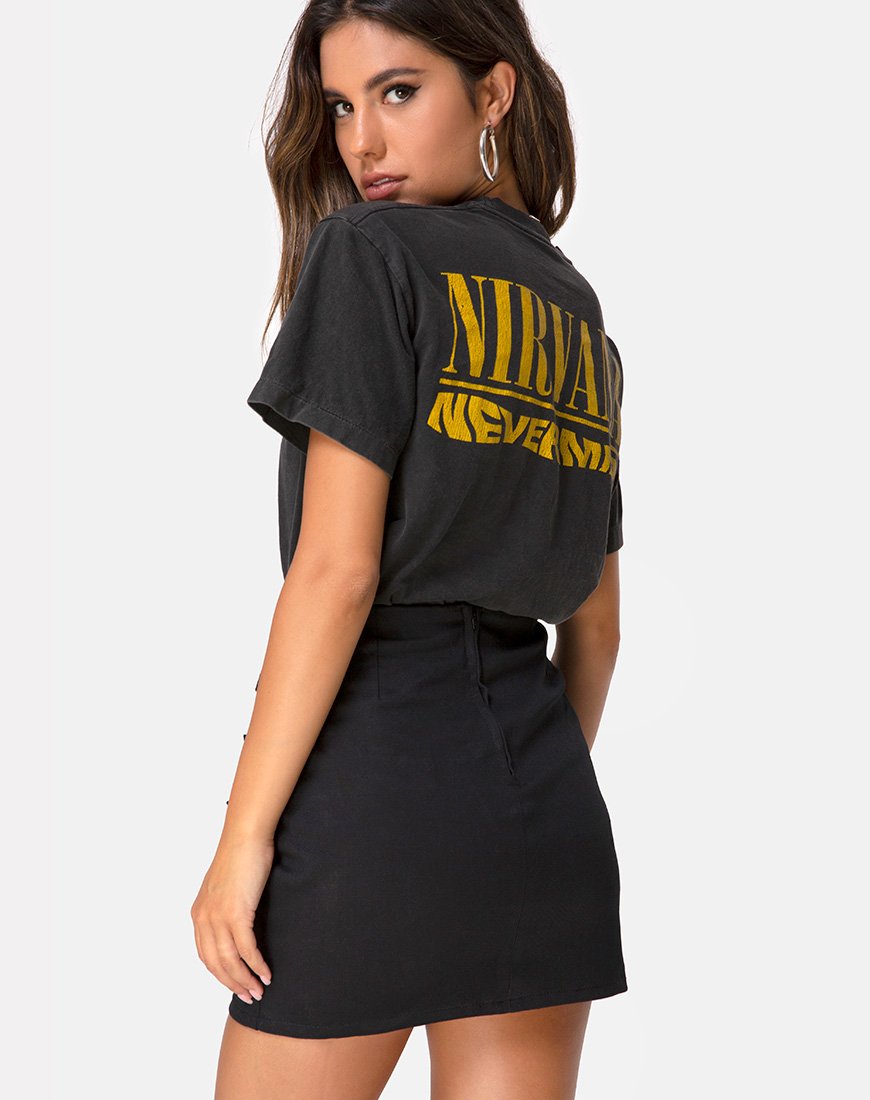 Minigonna Tribel in nero