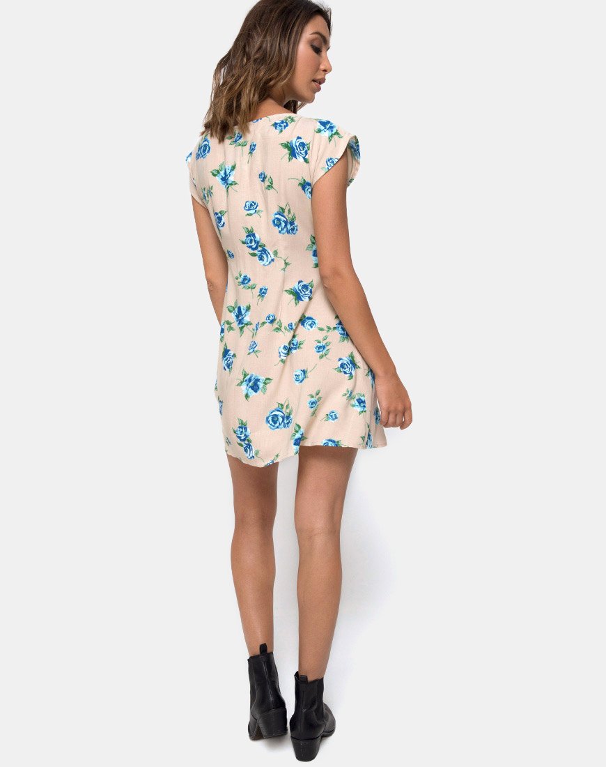 Immagine di Trisemi Dress in Rose Blossom Blue