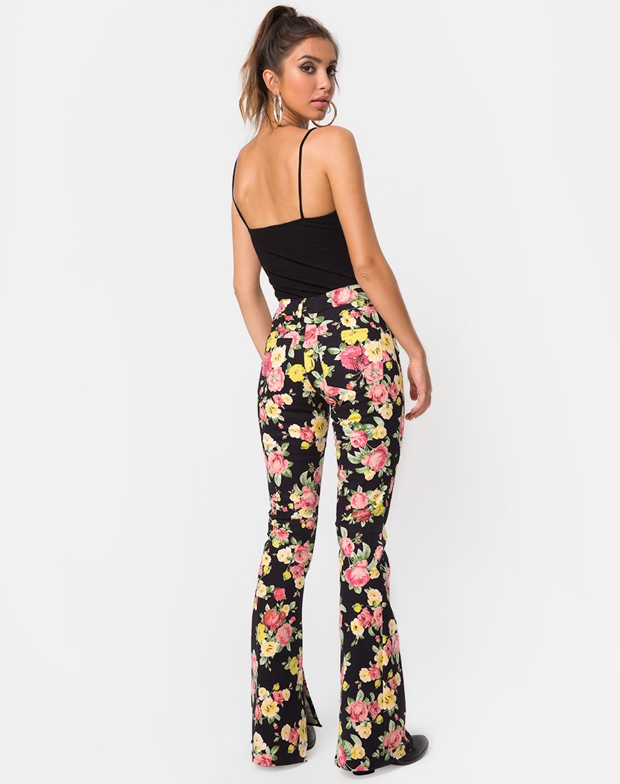 Immagine dei pantaloni Rejina in fiore vintage