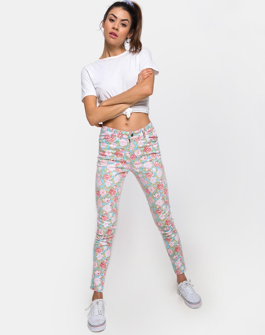 Immagine di Ultimate Jean in Bloom Floral Blue Base