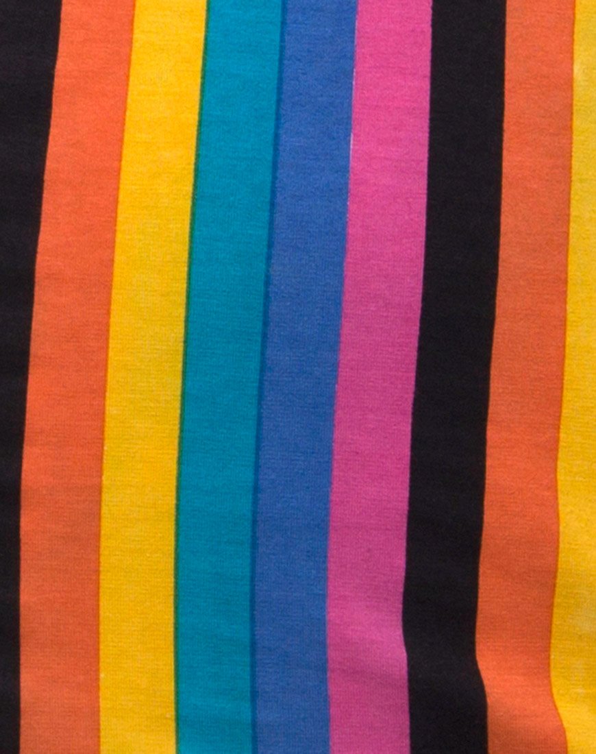 Immagine di Uniper Bodycon Dress in New Vertical Mixed Stripe