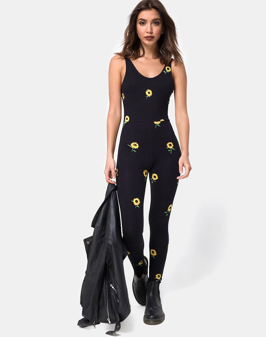 Immagine di Unitard in girasole ditsy