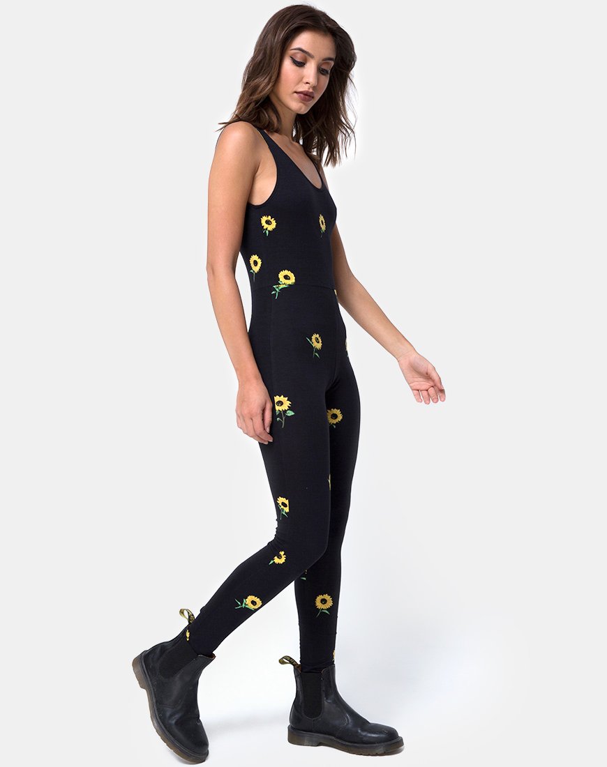 Immagine di Unitard in girasole ditsy