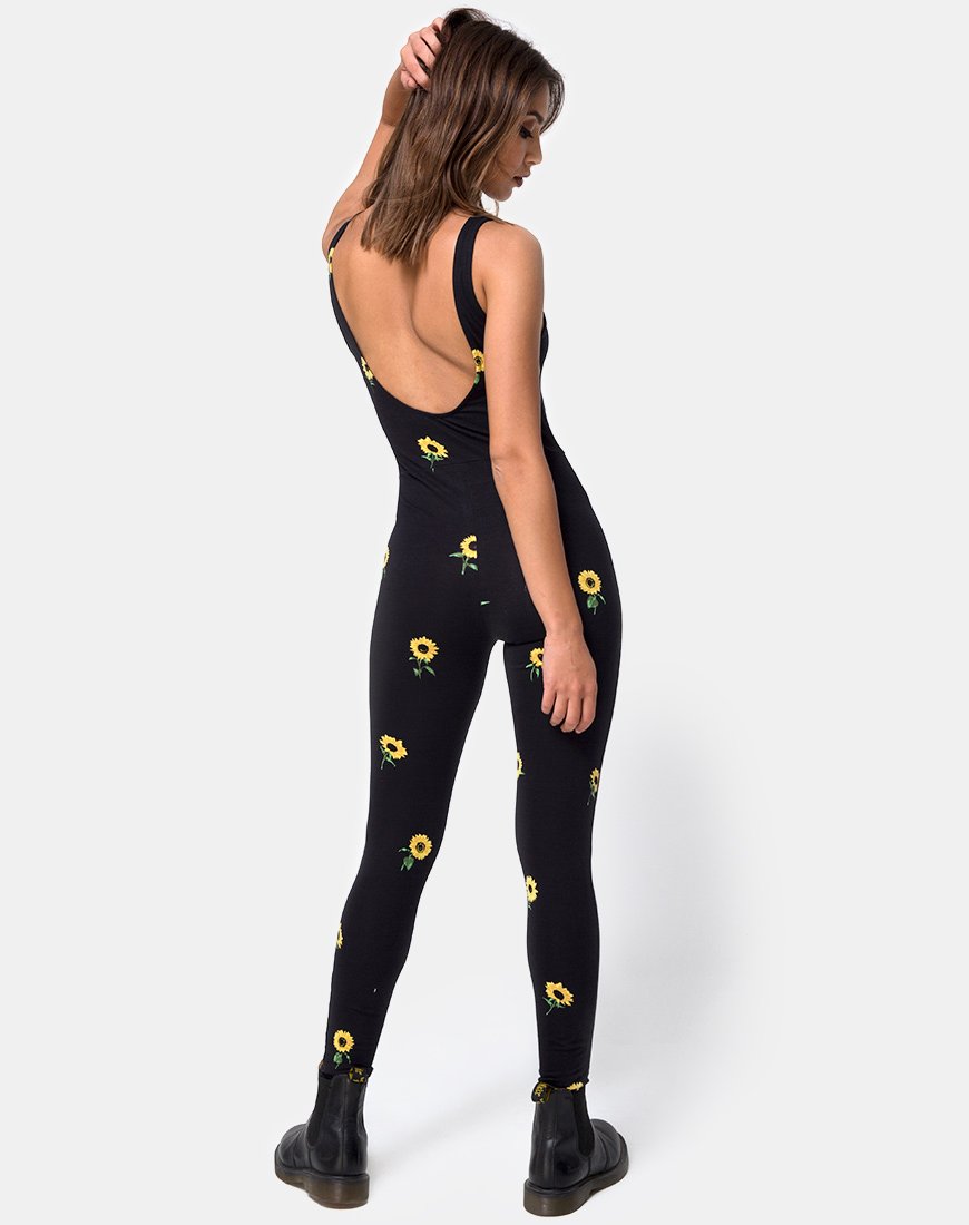 Immagine di Unitard in girasole ditsy