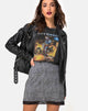 Immagine di Urila Mini Skirt in Ditsy Leopard Grey
