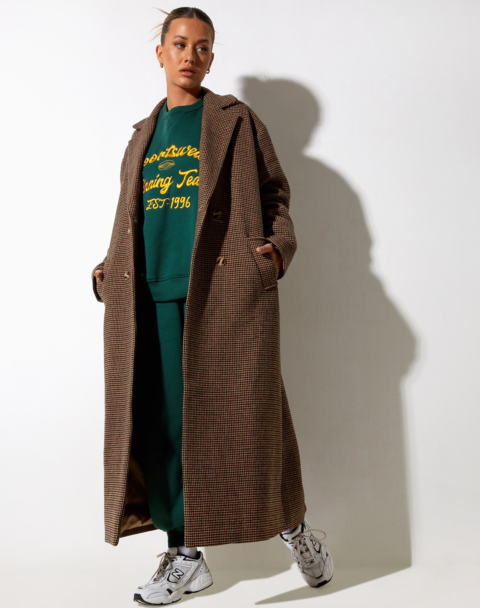 Immagine di Utamas Cappotto in marrone, nero e verde