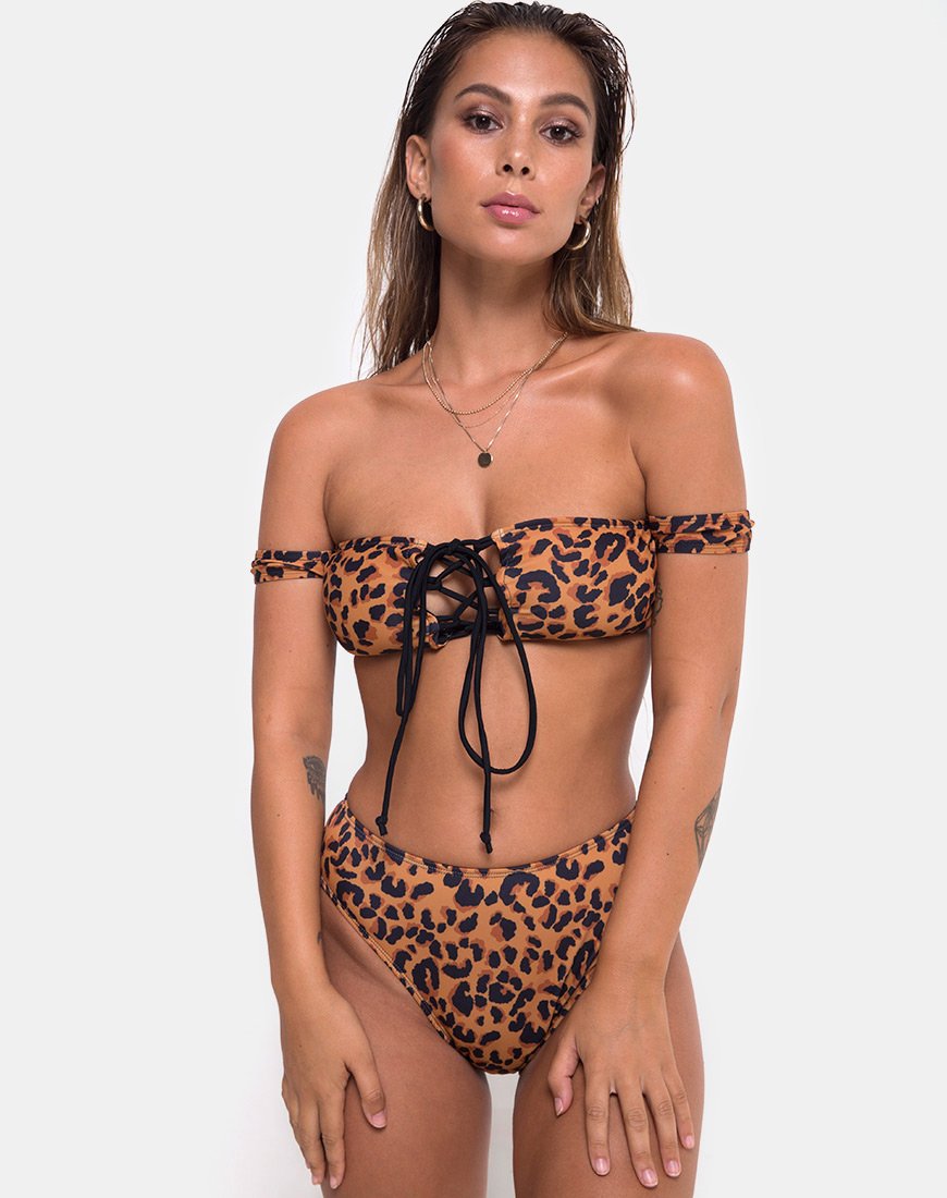 Immagine di Val Bikini Bottom in burn out Leopard