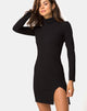 Immagine di Valda Dress in Rib Black