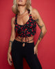 Immagine di Glarina Gilet Top in Cherries Black