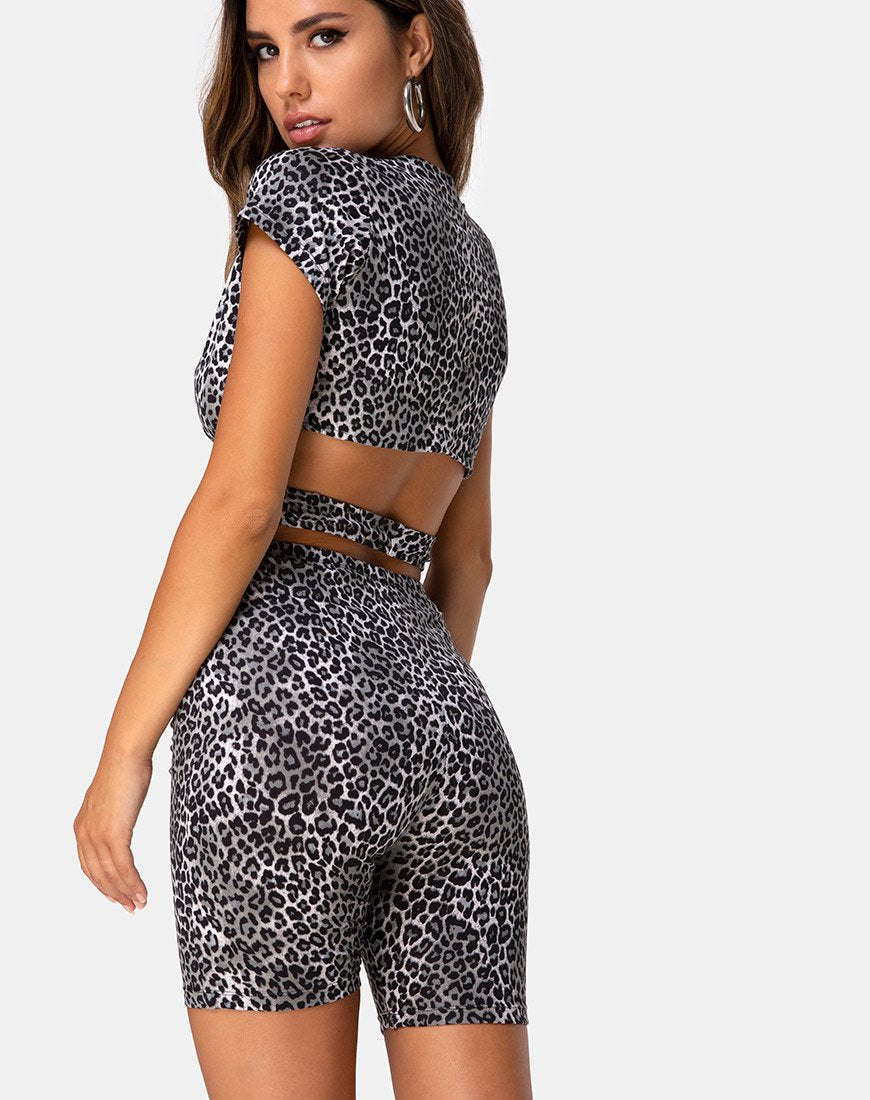 Immagine di Valiza Cycle Twinset in grigio leopardo Rar