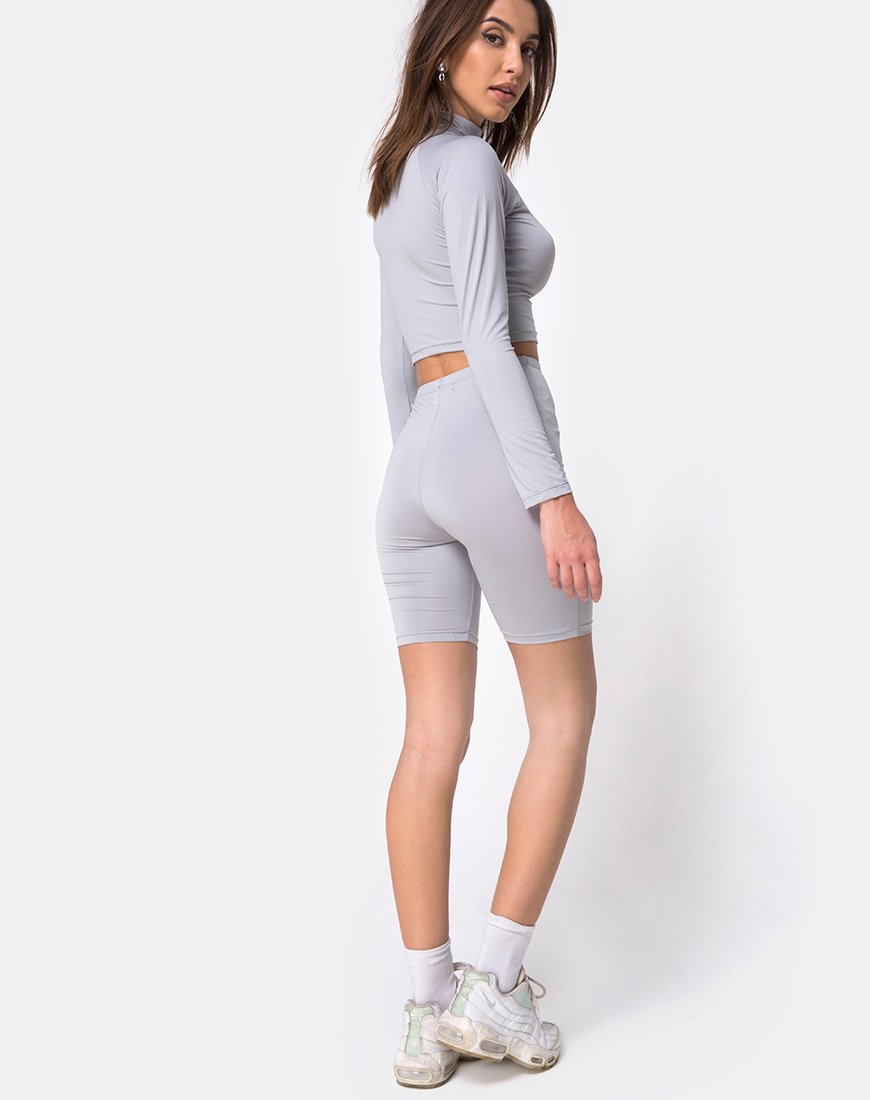 Immagine di Vanya Crop Top in Grigio Motel