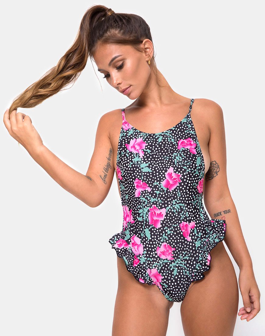 Costume da bagno Vashti in Paradise Polka