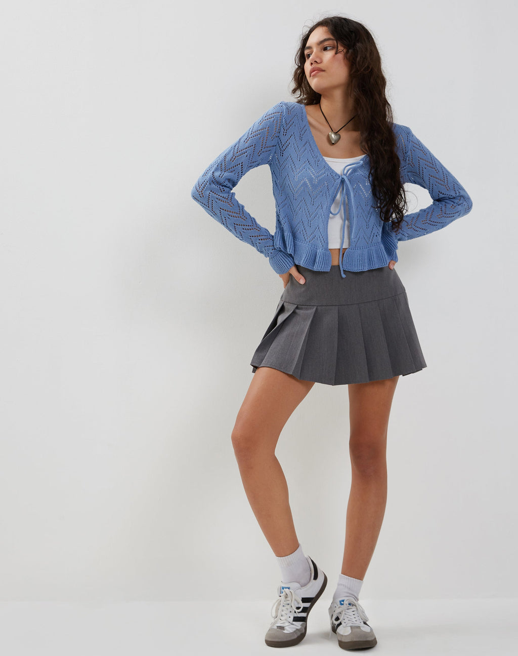 Vella Cardi in blu ghiaccio
